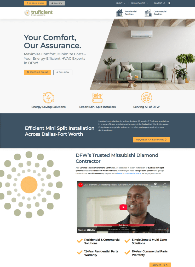 Class S Web Solutions Portfolio - Truficient
